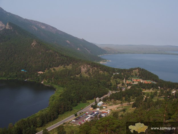 Перешеек между озерами Большое Чебачье и Боровое